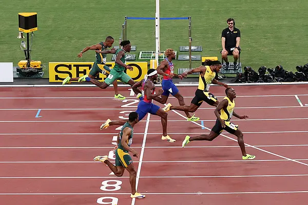 获铜, 直观地感知, 田径世锦赛